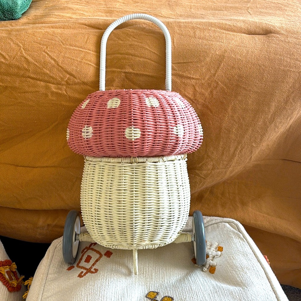 OllieElla Mushroom Luggy Pink